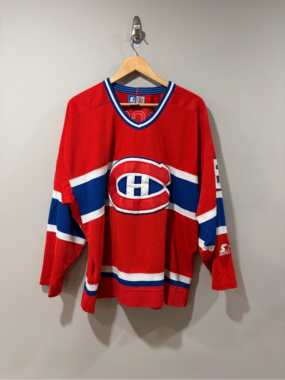 Vintage Montreal Canadiens Mark Recchi #8 Starter NHL Hockey Jersey